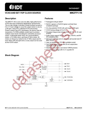 MK2771-16RTR datasheet  